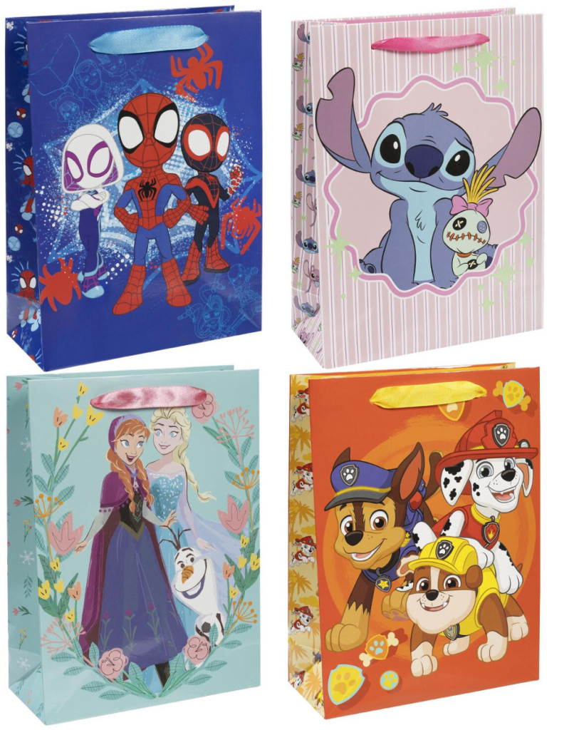 Disney Sweet papír ajándéktasak, ajándékzacskó 25x18,5x8 cm