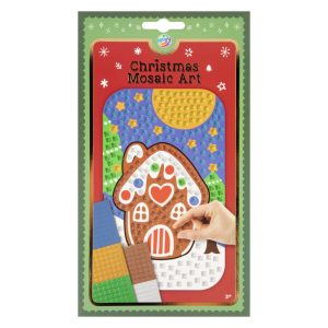 Karácsonyi Gingerbread House habszivacs mozaikos kreatív szett