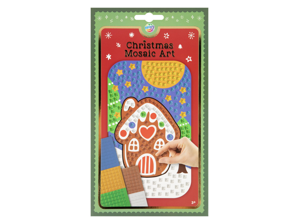 Karácsonyi Gingerbread House habszivacs mozaikos kreatív szett