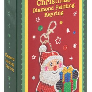Karácsonyi Santa gyémántszemes kulcstartó készítő szett