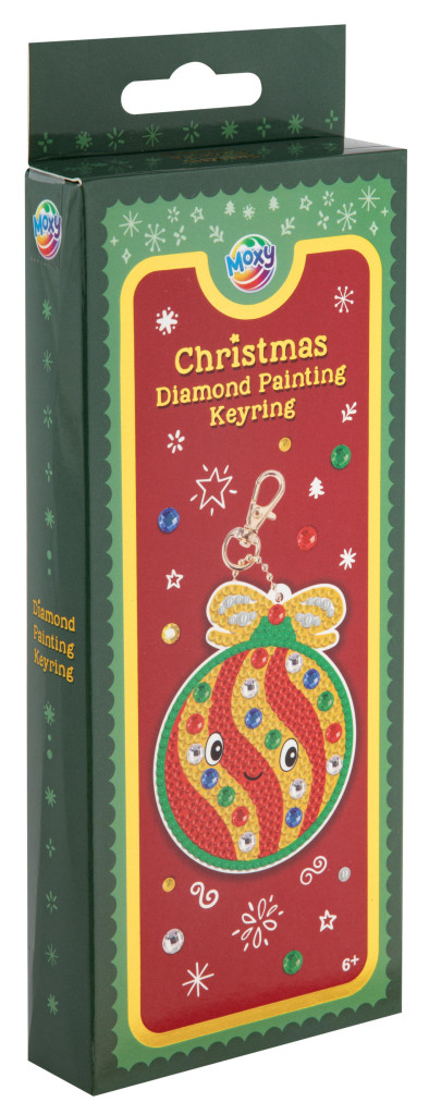 Karácsonyi Ornament gyémántszemes kulcstartó készítő szett