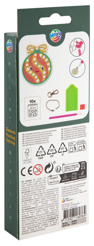 Karácsonyi Ornament gyémántszemes kulcstartó készítő szett - Image 2