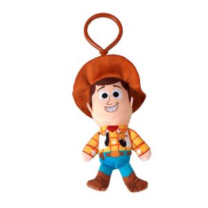 Disney Játékháború Woody3D plüss figura akasztóval, táskadísz 13 cm