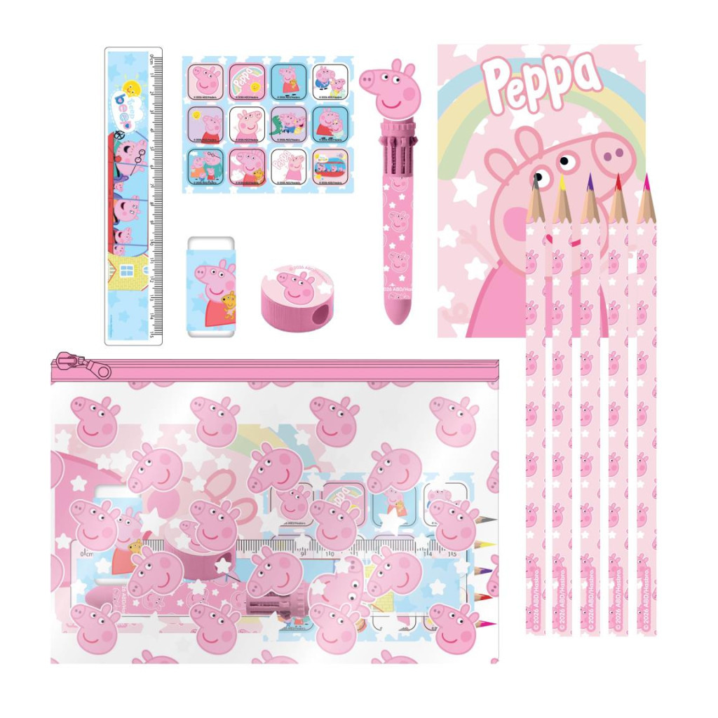 Peppa malac Rainbow írószer szett
