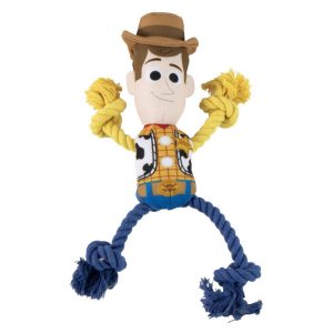 Disney Játékháború Woody sípoló kötél kutyajáték 20 cm