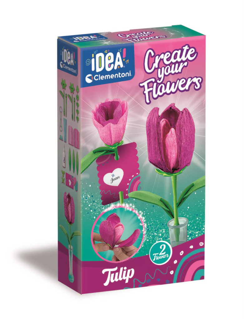 Virágkészítő szett Tulips 2 db-os Clementoni