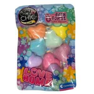 Crazy Chic Heart fürdőbomba szett 8 db-os Clementoni