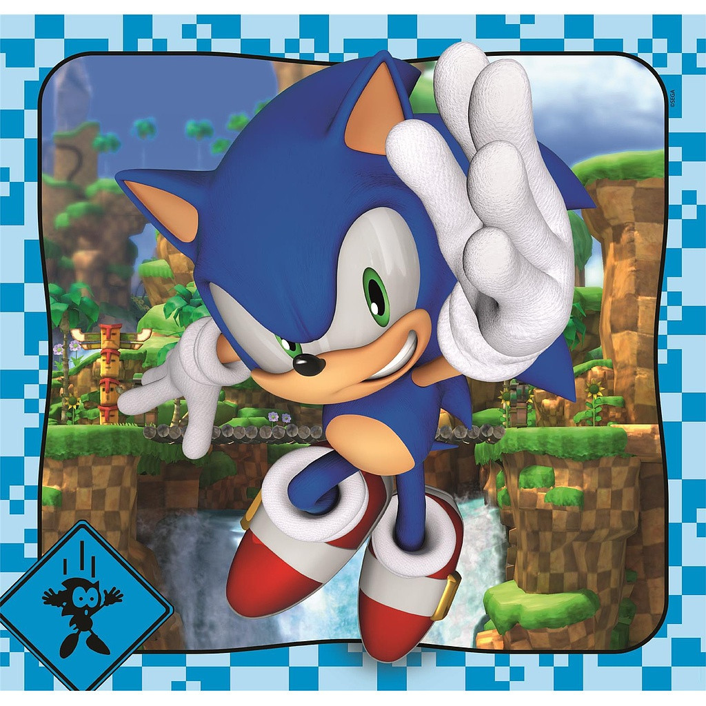 Sonic a sündisznó Doctor Eggman 3x48 db-os puzzle Clementoni - Image 2