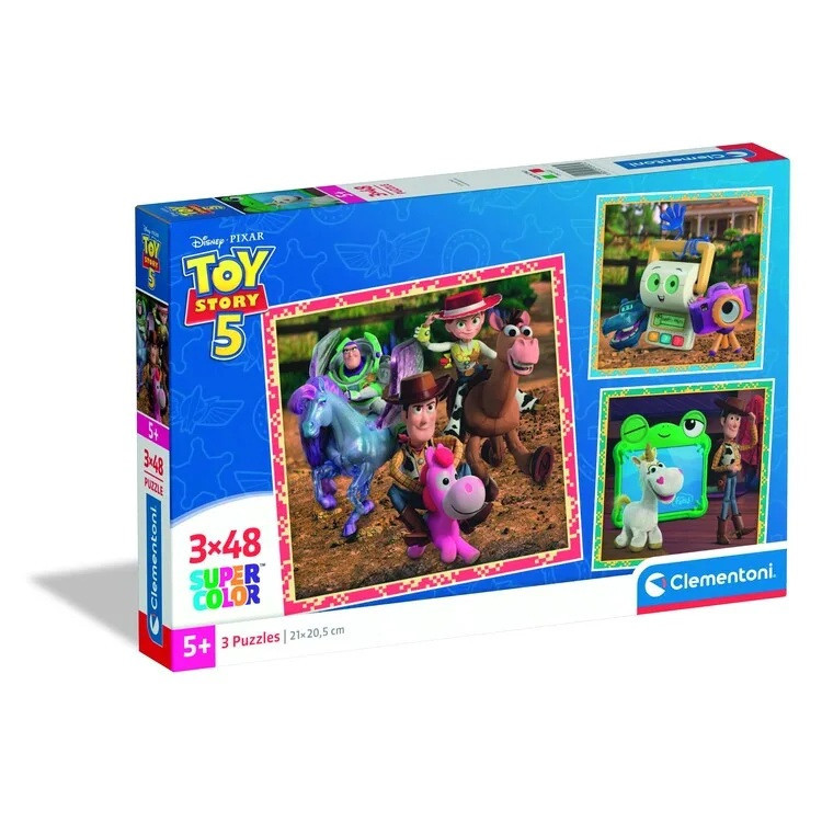 Disney Játékháború Movie 5 3x48 db-os puzzle Clementoni