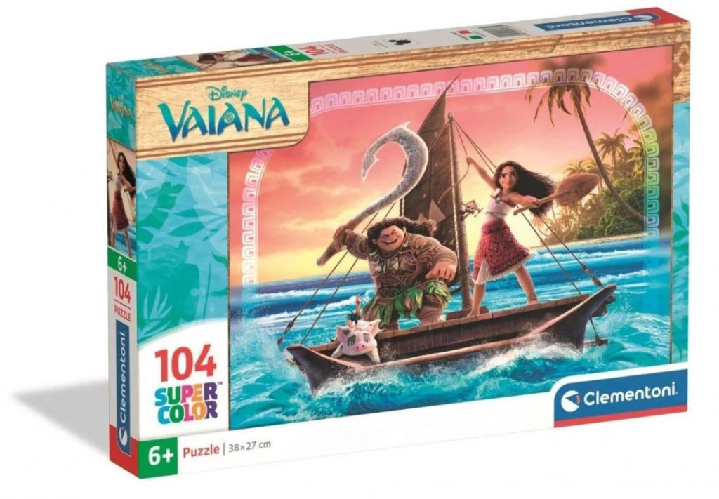 Disney Vaiana Adventure 104 db-os puzzle Clementoni