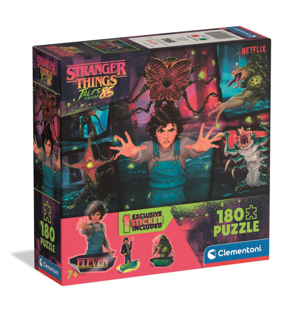 Stranger Things From 85 180 db-os puzzle Clementoni