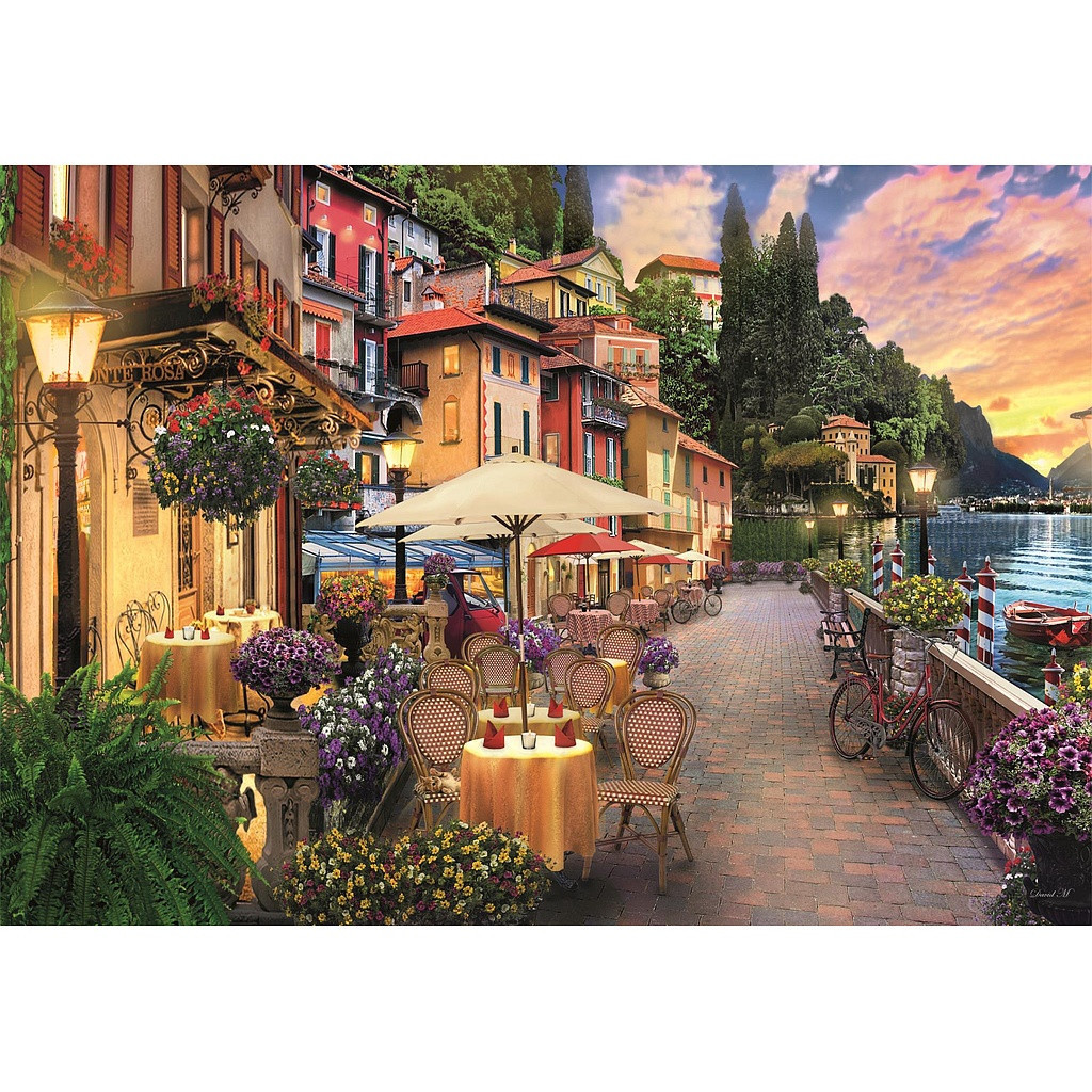 Olaszország Lake Como 500 db-os Compact puzzle Clementoni - Image 2