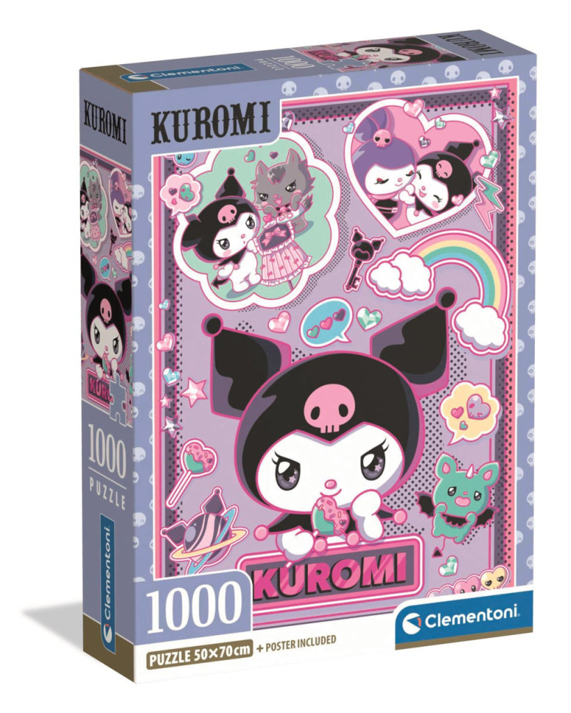 Hello Kitty Rebel Kawaii 1000 db-os Compact puzzle Clementoni