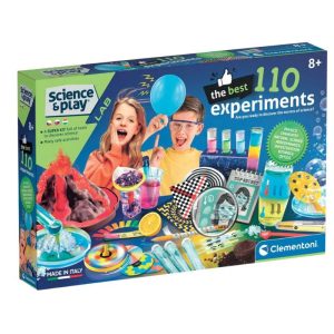 110 legjobb tudományos kísérlet készlet Science & Play Clementoni