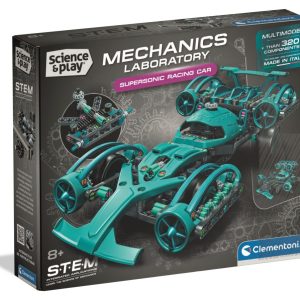 Versenyautó Mechanics építőjáték Clementoni