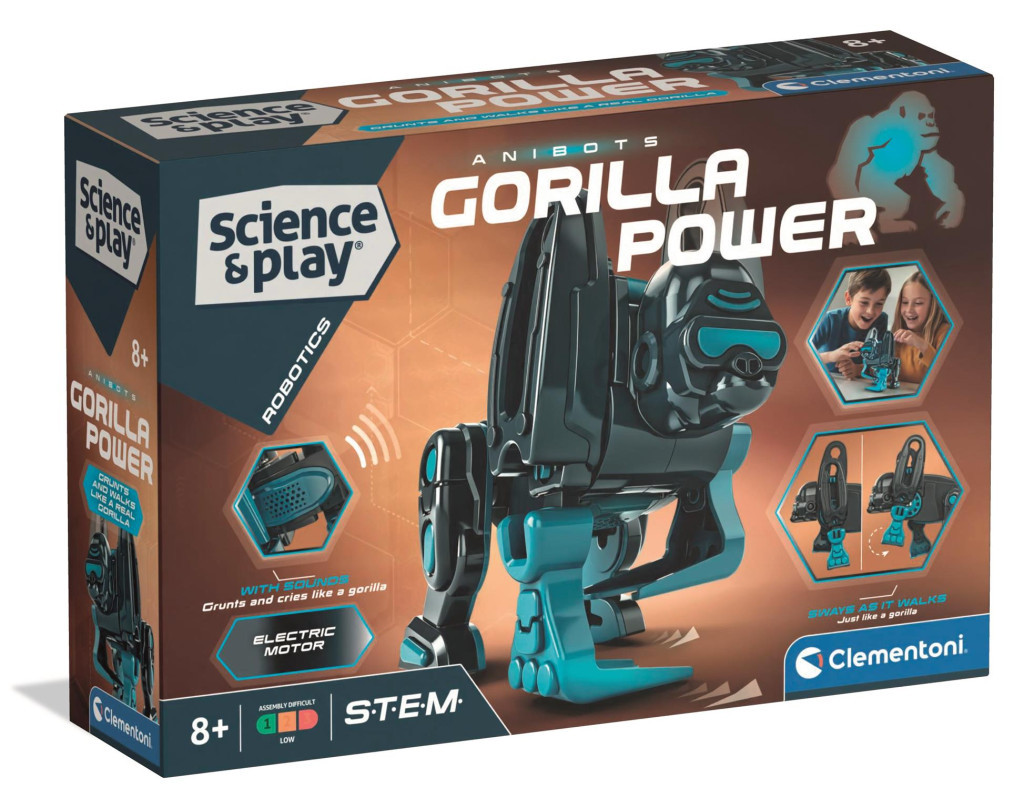 Gorilla Power építőjáték Clementoni