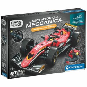 Versenyautó Red Mechanics építőjáték Clementoni