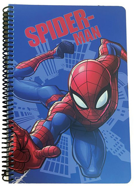 Pókember Web Head B/5 vonalas spirál füzet 70 lapos