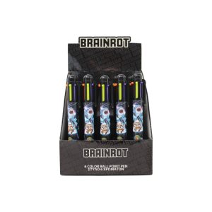 Brainrot Black 6 színű toll