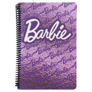 Barbie Purple B/5 vonalas spirál füzet 70 lapos