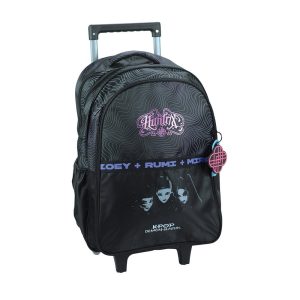 K-pop Démonvadászok Black gurulós iskolatáska, táska 46 cm