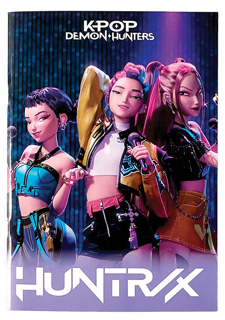 K-pop Démonvadászok Singers A4 vonalas füzet 50 lapos