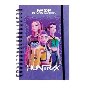 K-pop Démonvadászok Hunter X B/5 vonalas spirál füzet 70 lapos