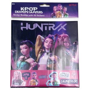 K-pop Démonvadászok Hunter X matricás album 50 db matricával