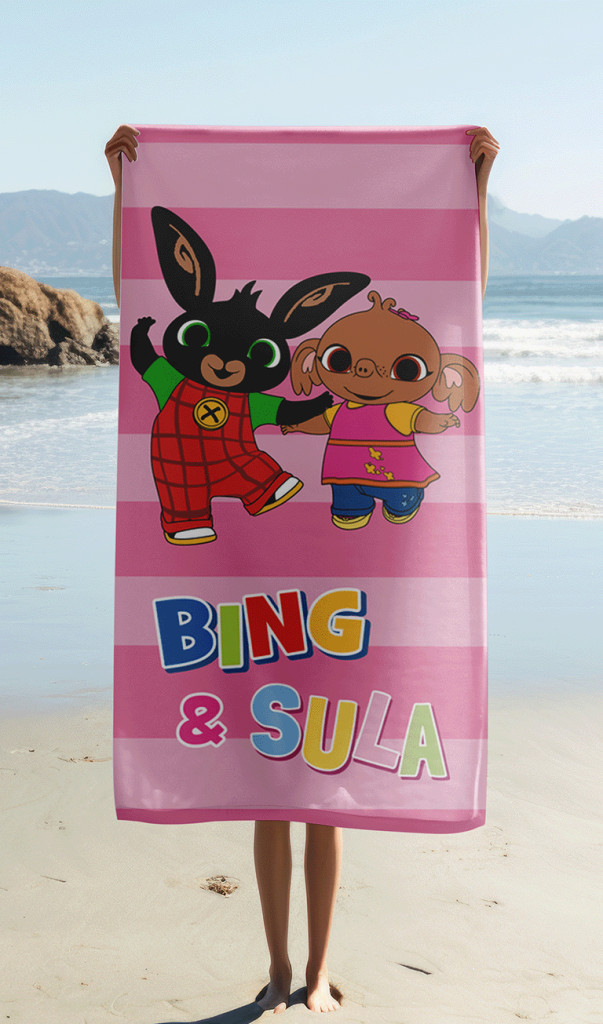 Bing Playing Together fürdőlepedő, strand törölköző 70x140cm - Image 2