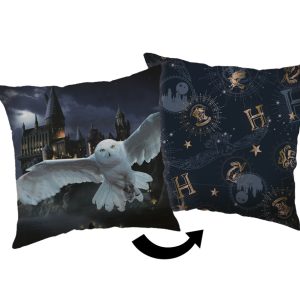 Harry Potter Hogwarts Night párna, díszpárna 40x40 cm