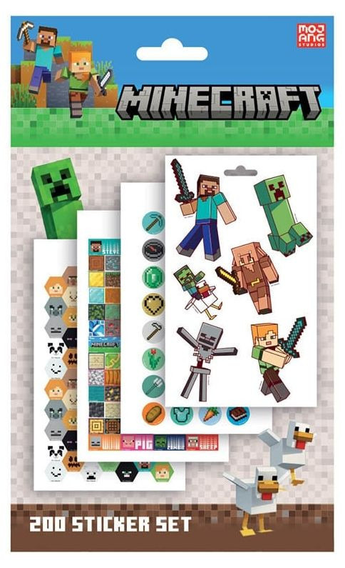 Minecraft Fight matricás album 200 db-os