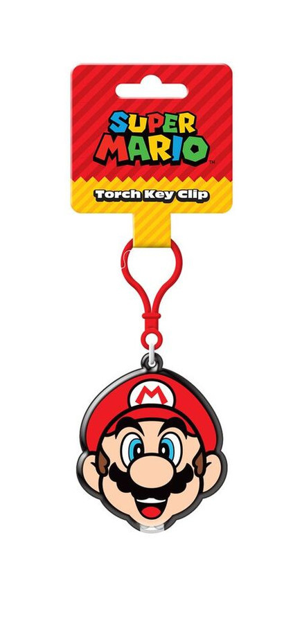 Super Mario Happy világító kulcstartó